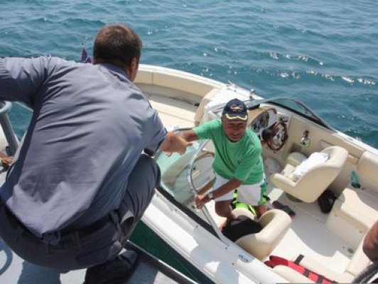 Băsescu, în vacanţă la Neptun